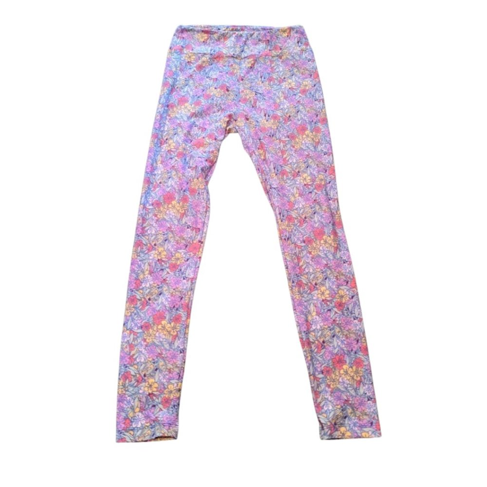 LuLaRoe Floral leggings One Size New W/O Tags